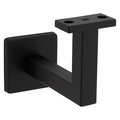 National Hardware Reed Black Zinc Die Cast w/Steel Strap Handrail Bracket 1-7/8 in. L 150 lb N830-524